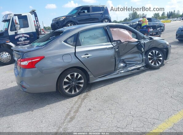 3N1AB7APXKY347673 2019 NISSAN SENTRA Gray Rear right