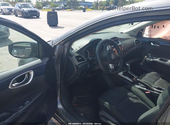 3N1AB7APXKY347673 2019 NISSAN SENTRA Gray Front interior view