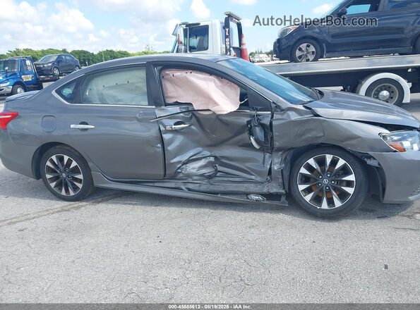 3N1AB7APXKY347673 2019 NISSAN SENTRA Gray 