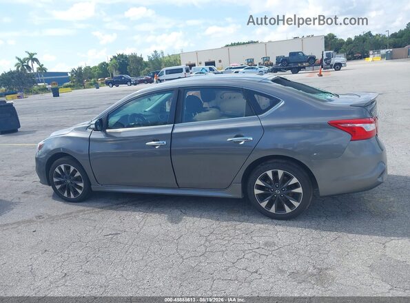 3N1AB7APXKY347673 2019 NISSAN SENTRA Gray 360 interior view
