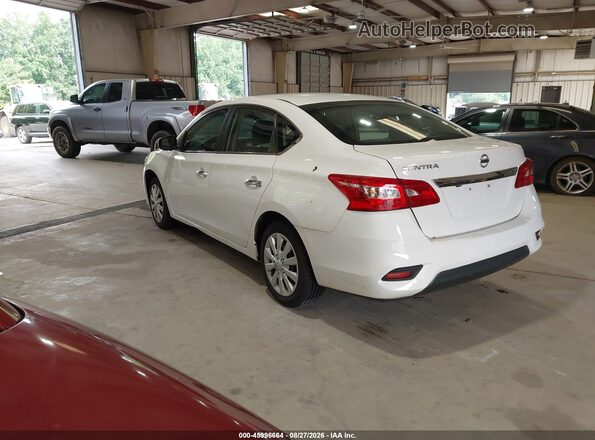 3N1AB7APXKY352372 2019 NISSAN SENTRA White Rear left