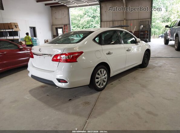 3N1AB7APXKY352372 2019 NISSAN SENTRA White Rear right