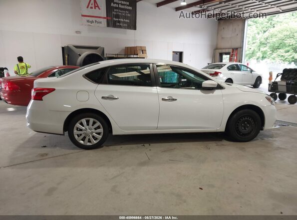 3N1AB7APXKY352372 2019 NISSAN SENTRA White 360 interior view