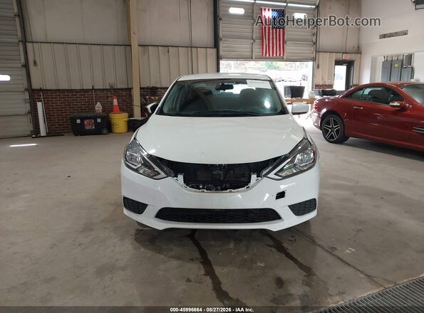 3N1AB7APXKY352372 2019 NISSAN SENTRA White Rear interior view