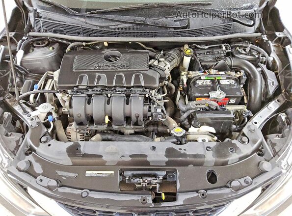 3N1AB7APXKY358267 2019 NISSAN SENTRA Серый Вид задней части салона