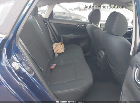 3N1AB7APXKY370144 2019 NISSAN SENTRA Blue VIN კოდის სტიკერის ხედი