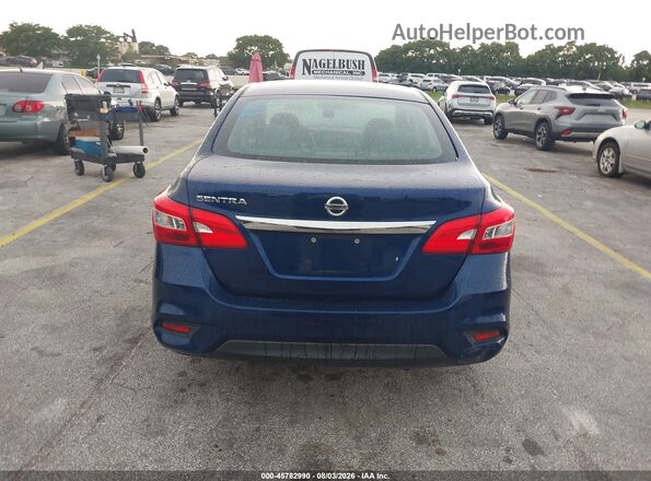 3N1AB7APXKY370144 2019 NISSAN SENTRA Blue 
