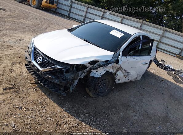 3N1AB7APXKY390569 2019 NISSAN SENTRA White Передня ліва чверть