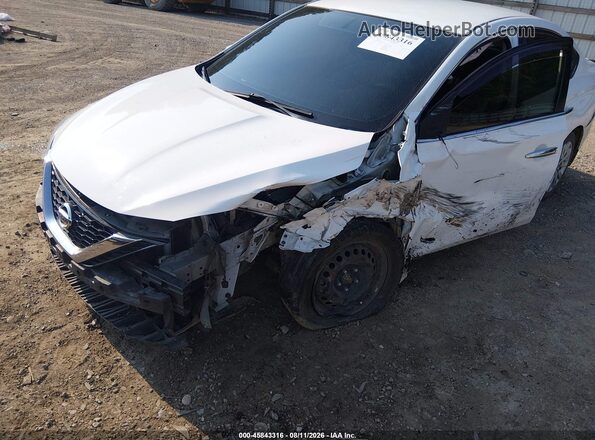 3N1AB7APXKY390569 2019 NISSAN SENTRA White Вид спереду
