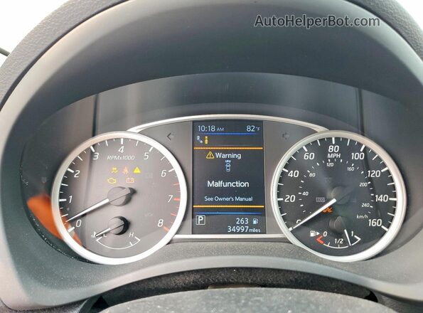 3N1AB7APXKY398199 2019 NISSAN SENTRA Black Vista del cuadro de instrumentos