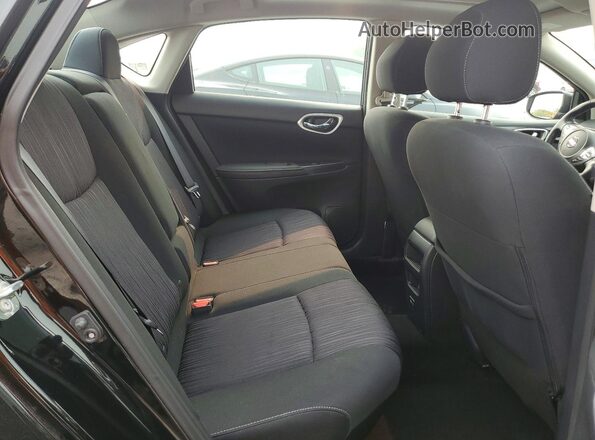 3N1AB7APXKY398199 2019 NISSAN SENTRA Black Vista de los asientos traseros
