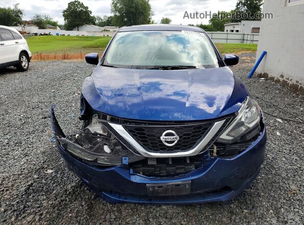3N1AB7APXKY435901 2019 NISSAN SENTRA Blue Widok z przodu