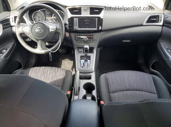 3N1AB7APXKY435901 2019 NISSAN SENTRA Blue Widok deski rozdzielczej