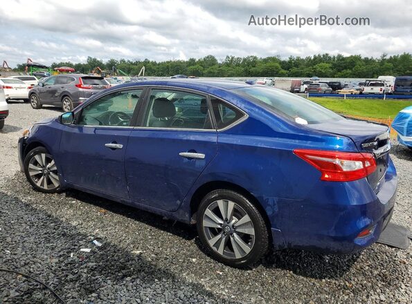 3N1AB7APXKY435901 2019 NISSAN SENTRA Blue Tył lewy