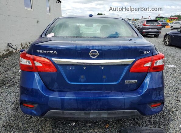 3N1AB7APXKY435901 2019 NISSAN SENTRA Blue Widok z tyłu