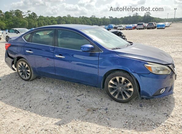 3N1AB7APXKY441584 2019 NISSAN SENTRA Blue Front right
