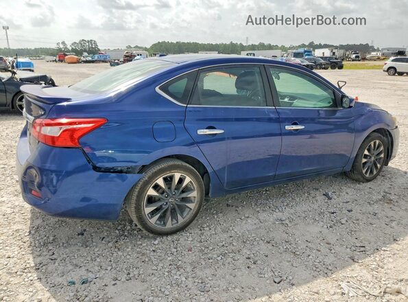 3N1AB7APXKY441584 2019 NISSAN SENTRA Blue Rear right