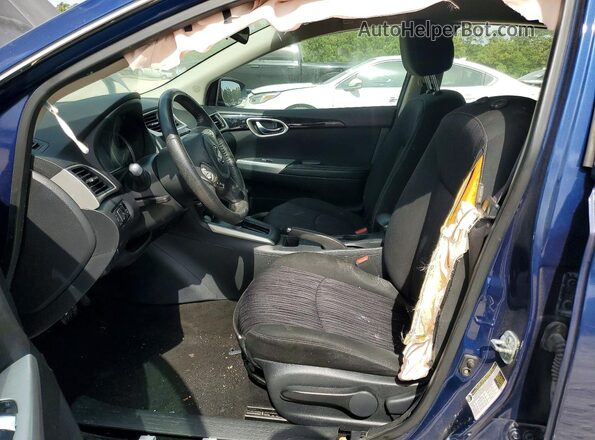 3N1AB7APXKY441584 2019 NISSAN SENTRA Blue Front interior view