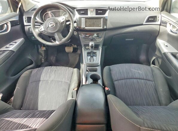 3N1AB7APXKY441584 2019 NISSAN SENTRA Blue Dashboard view