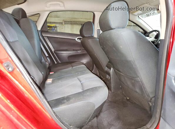3N1AB7APXKY444968 2019 NISSAN SENTRA Красный Вид задних сидений