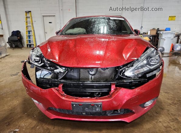 3N1AB7APXKY444968 2019 NISSAN SENTRA Красный Вид наклейки с VIN-кодом