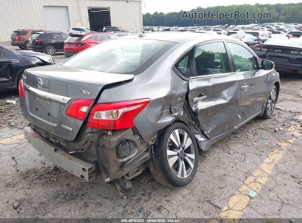 3N1AB7APXKY446350 2019 NISSAN SENTRA Gray Front view
