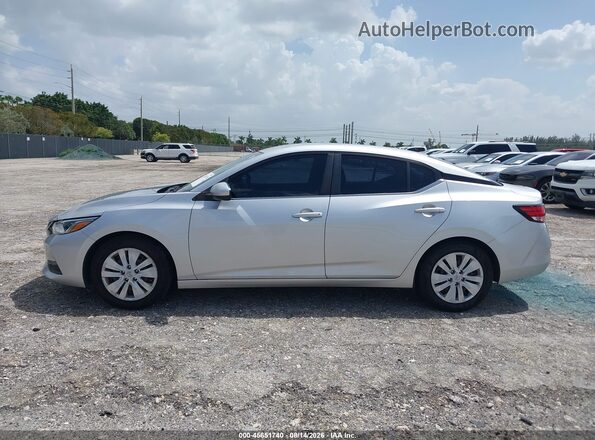 3N1AB8BV0MY295038 2021 NISSAN SENTRA Серебряный Панорамный вид салона 360°