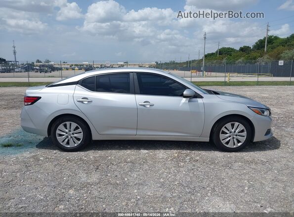 3N1AB8BV0MY295038 2021 NISSAN SENTRA Серебряный Вид задней части салона