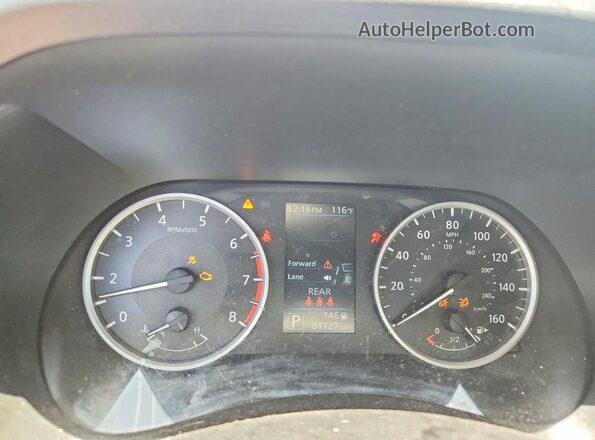 3N1AB8BV0PY289082 2023 NISSAN SENTRA White Widok zestawu wskaźników