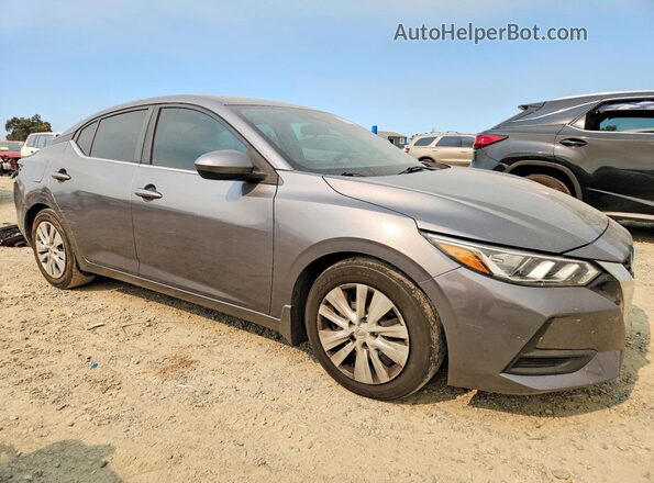 3N1AB8BV1MY247547 2021 NISSAN SENTRA Gray Delantero derecho