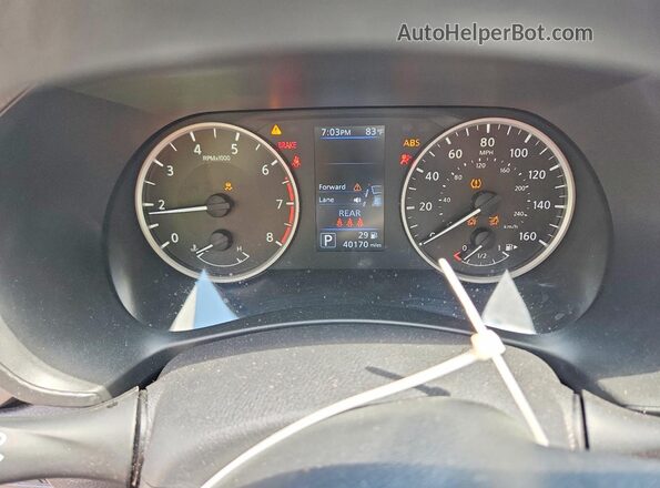 3N1AB8BV1PY306407 2023 NISSAN SENTRA Gray Вид щитка приладів