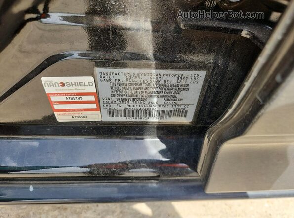3N1AB8BV1RY234899 2024 NISSAN SENTRA Black Engine compartment view