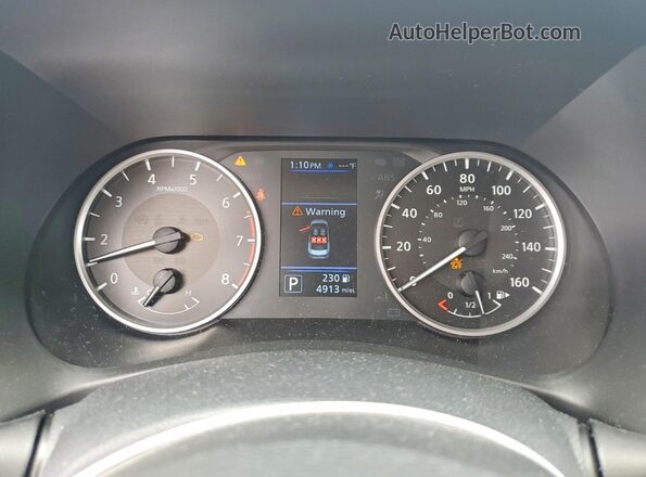 3N1AB8BV1SY408539 2025 NISSAN SENTRA White Instrument cluster view