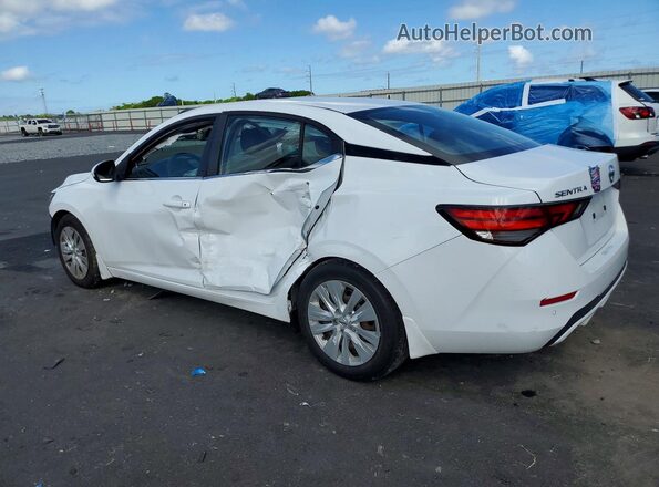 3N1AB8BV2LY269152 2020 NISSAN SENTRA Белый Задняя левая четверть