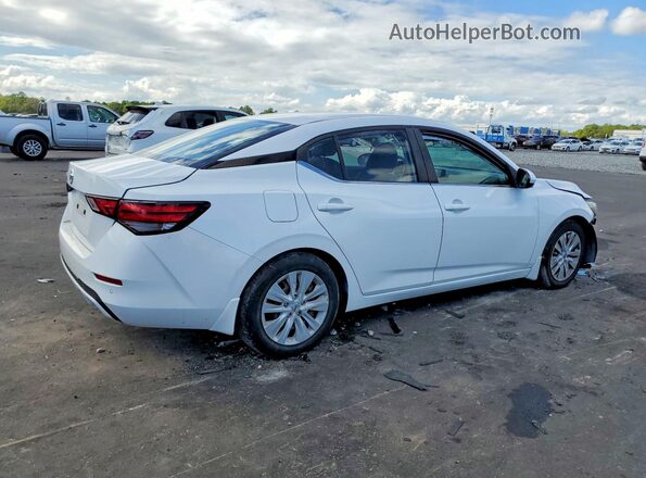 3N1AB8BV2LY269152 2020 NISSAN SENTRA Белый Задняя правая четверть