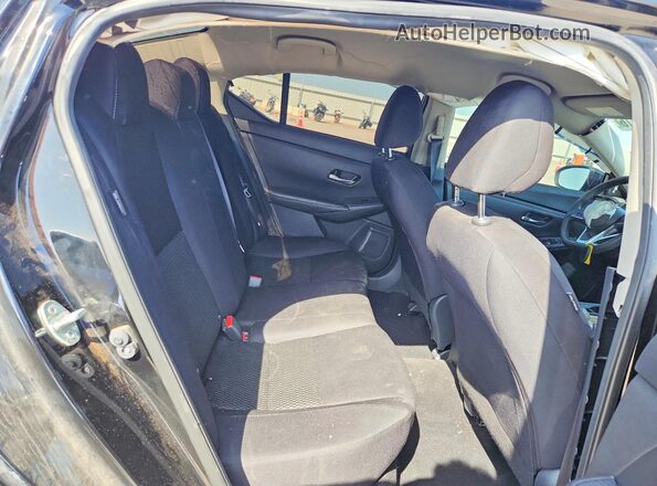 3N1AB8BV2MY303317 2021 NISSAN SENTRA Black Rear seats view