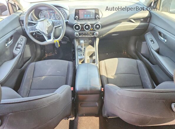 3N1AB8BV2MY303317 2021 NISSAN SENTRA Black Dashboard view