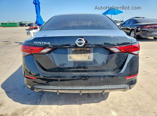 3N1AB8BV2MY303317 2021 NISSAN SENTRA Black Rear view