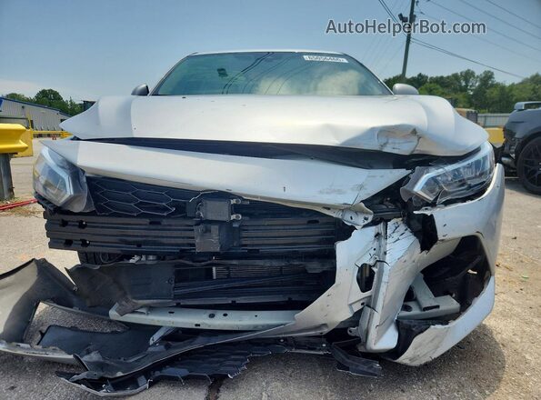 3N1AB8BV2PY258075 2023 NISSAN SENTRA Silver Вид спереду