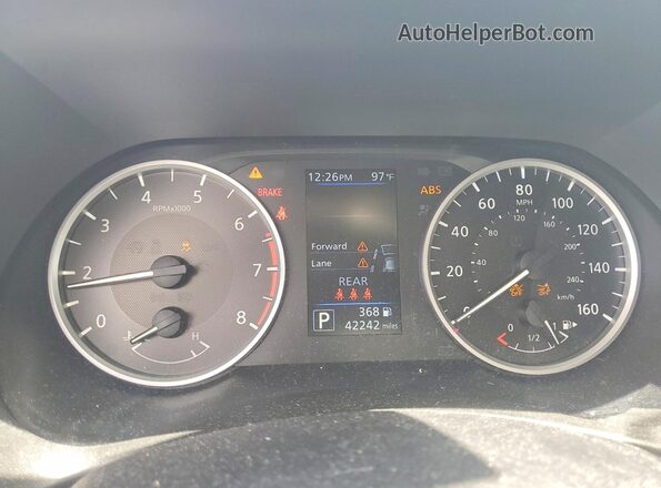 3N1AB8BV2PY308912 2023 NISSAN SENTRA Silver ხელსაწყოთა პანელის ხედი