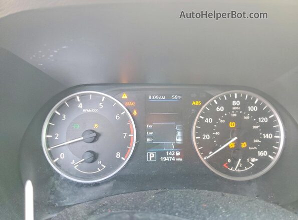 3N1AB8BV2SY225019 2025 NISSAN SENTRA White Vista del cuadro de instrumentos