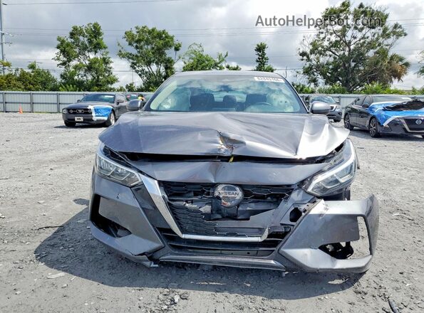 3N1AB8BV3MY304055 2021 NISSAN SENTRA Silver Vista frontal