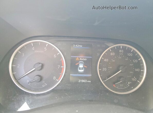 3N1AB8BV3RY249212 2024 NISSAN SENTRA White Вид щитка приладів