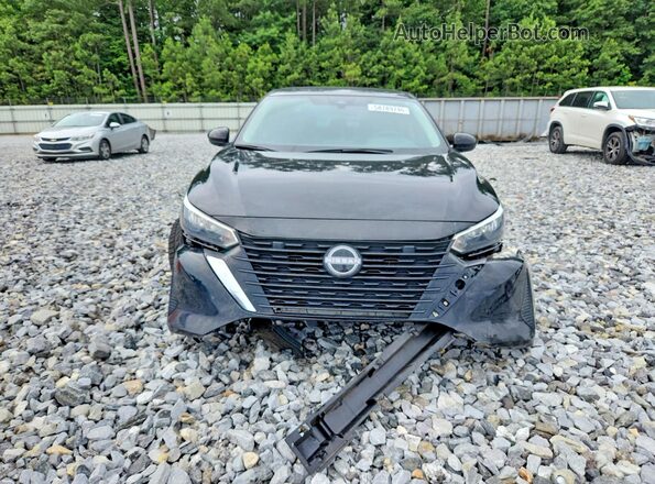 3N1AB8BV3RY388725 2024 NISSAN SENTRA Black Դիմացի տեսք