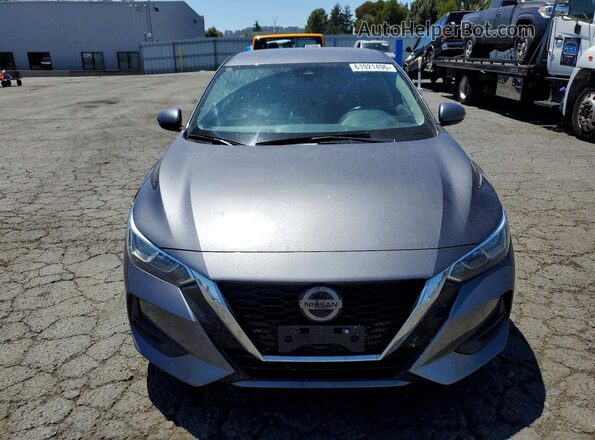 3N1AB8BV4MY229480 2021 NISSAN SENTRA Gray Front view