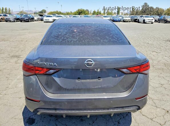 3N1AB8BV4MY229480 2021 NISSAN SENTRA Gray Rear view