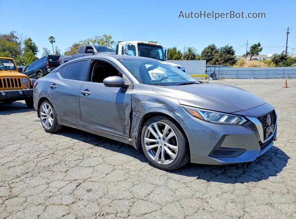 3N1AB8BV4MY229480 2021 NISSAN SENTRA Gray Front right