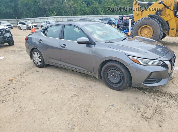 3N1AB8BV4MY284334 2021 NISSAN SENTRA Угольный Передняя правая четверть