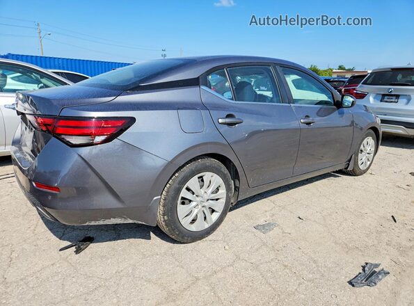 3N1AB8BV4MY304355 2021 NISSAN SENTRA Серебряный Задняя правая четверть