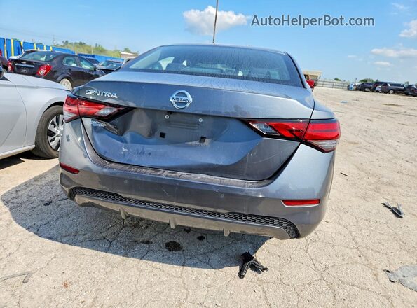 3N1AB8BV4MY304355 2021 NISSAN SENTRA Серебряный Вид сзади
